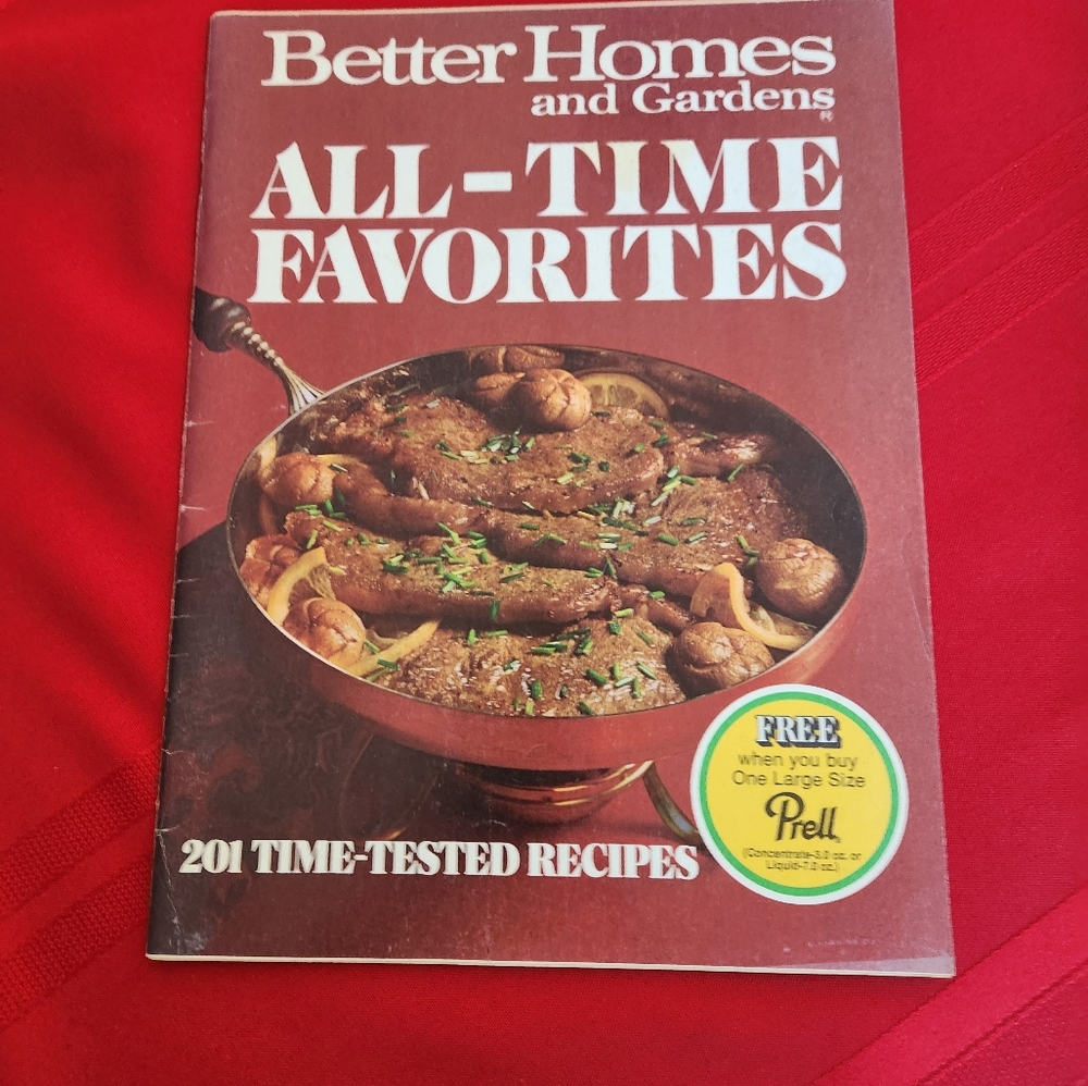 Better Homes and Gardens All-Time Favorites Cookbook - Red Cover